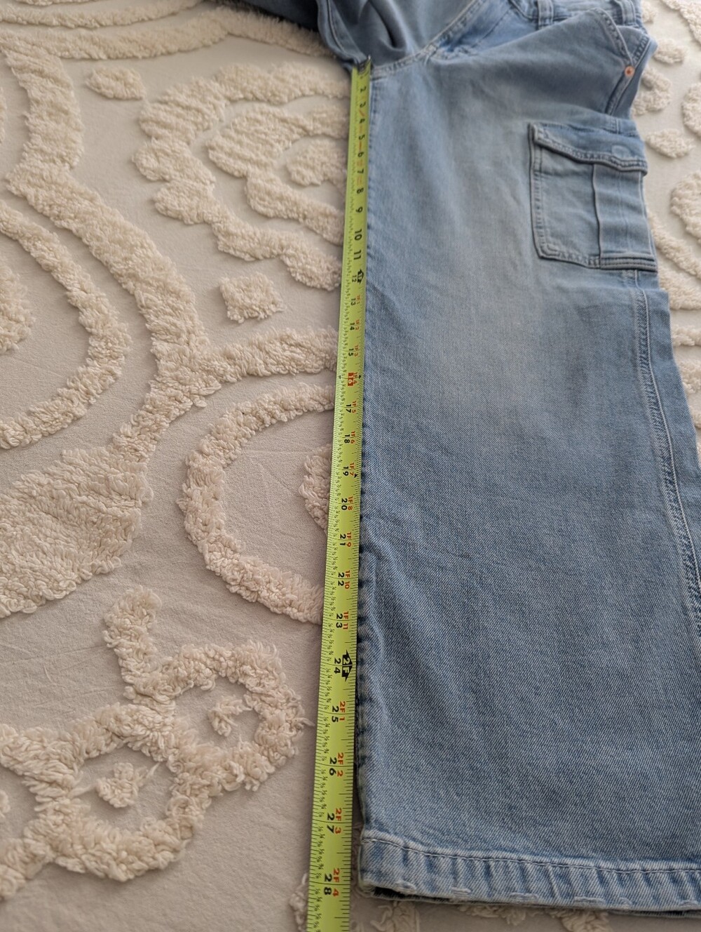 GAP Mid Rise 90s Loose Cargo Slouch Jeans Size 26 / 2 Short - Picture 9 of 12